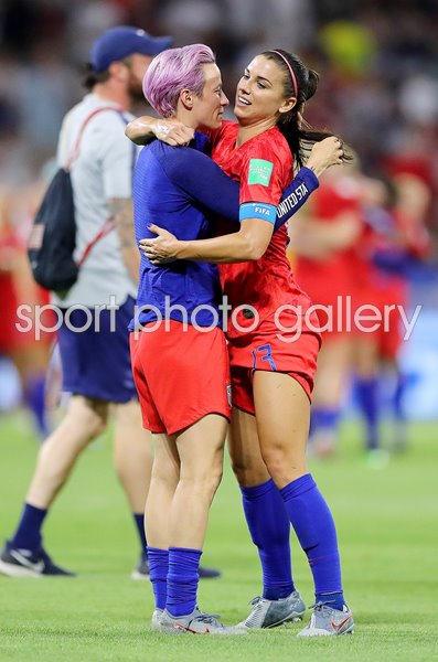 Megan Rapinoe & Alex Morgan USA Semi Final win World Cup 2019