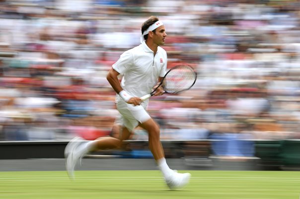 Roger Federer Switzerland Wimbledon Blur Effect 2019