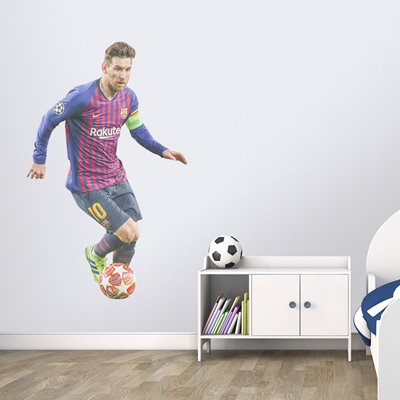 Lionel Messi Barcelona v Lyon Champions League Nou Camp 2019 Wall Sticker