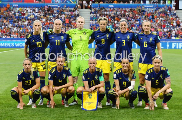 Sweden Team v Netherlands Semi Final Lyon World Cup 2019