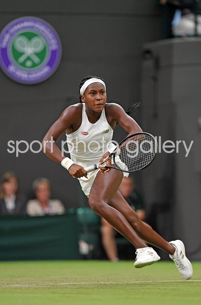 Cori Gauff United States Centre Court Wimbledon 2019