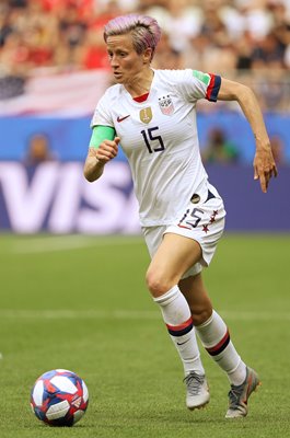 Megan Rapinoe USA v Spain Last 16 Reims World Cup 2019