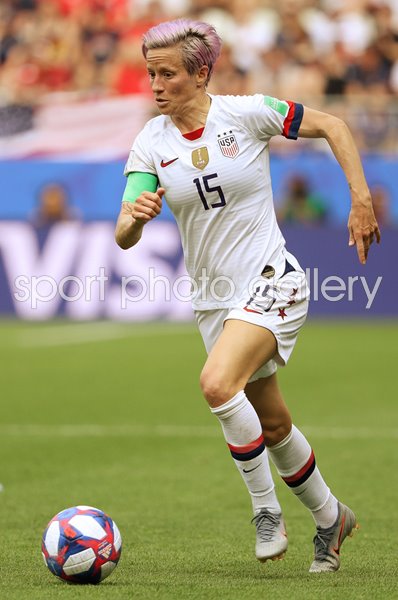 Megan Rapinoe USA v Spain Last 16 Reims World Cup 2019