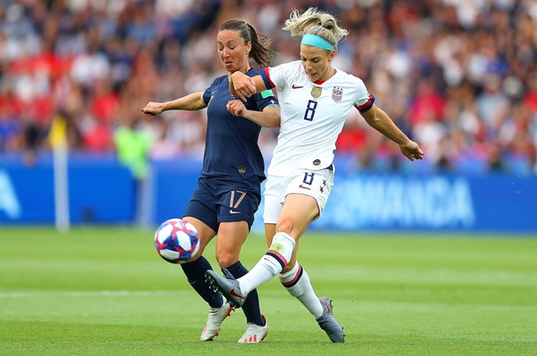 Julie Ertz v Gaetane Thiney USA v France World Cup 2019