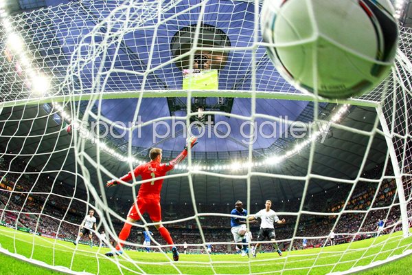 Mario Balotelli scores v Germany EURO 2012