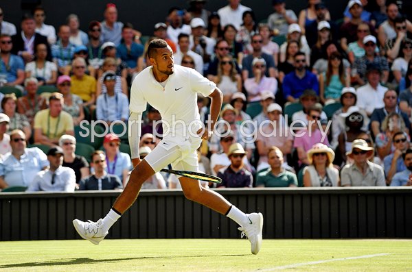 Nick Kyrgios Australia Trick Shot v Rafael Nadal Wimbledon 2019