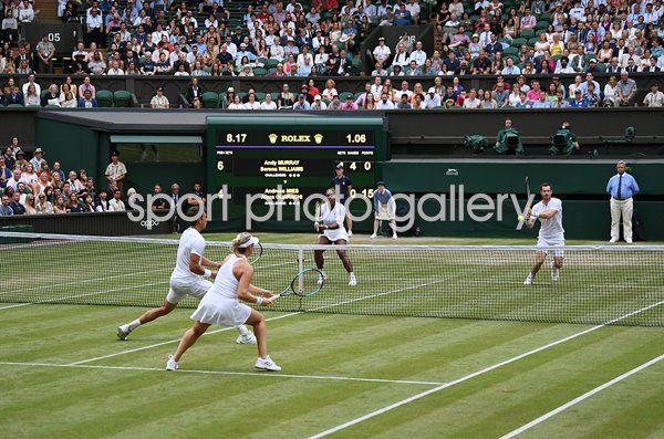 Andy Murray & Serena Williams Mixed Doubles Wimbledon 2019