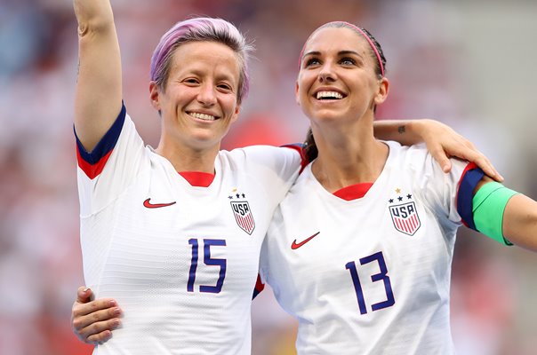 Megan Rapinoe & Alex Morgan USA World Cup Winners 2019