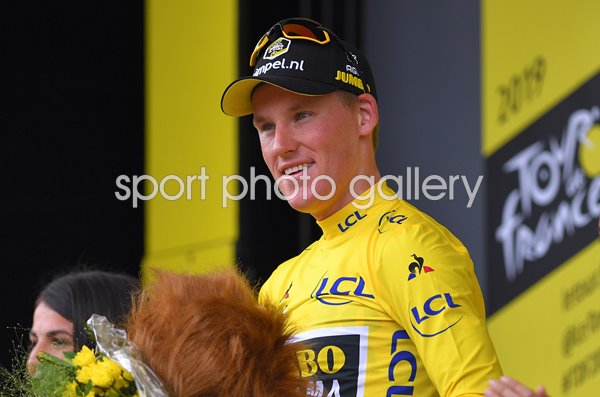 Mike Teunissen Netherlands Yellow Jersey Tour de France 2019
