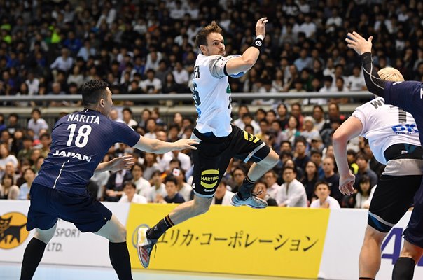 Kai Hafner Germany v Japan Handball International Tokyo 2018