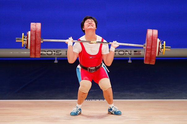Un Hui Ryo North Korea Weightlifting World Championships Houston 2015