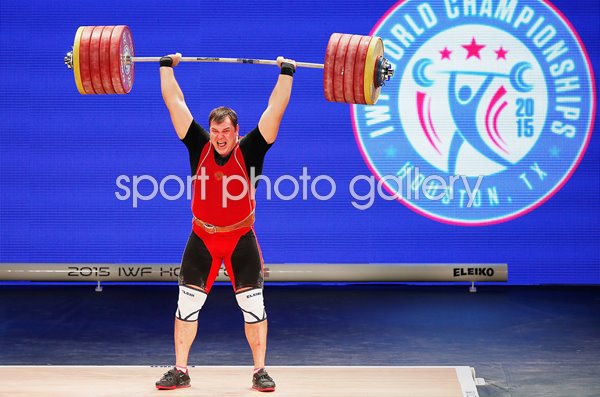 Aleksei Lovchev Russia Weightlifting World Championships Houston 2015