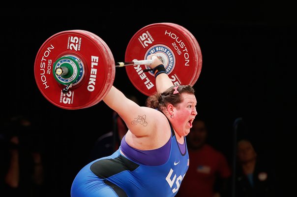 Sarah Robles USA Weightlifting World Championships Houston 2015