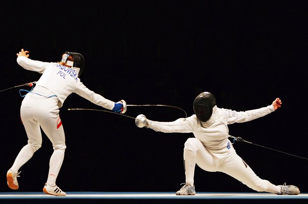 Magdalena Grabowska Poland v Imke Duplitzer Germany Fencing 2008