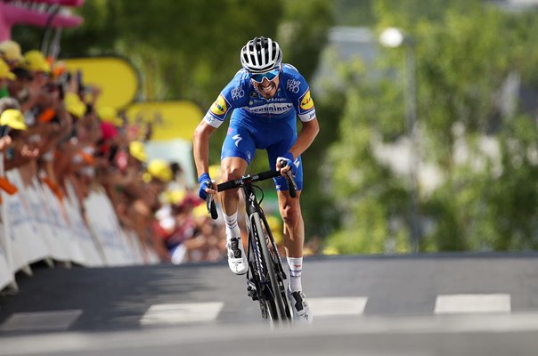 Julian Alaphilippe France finish Stage 3 Tour de France 2019