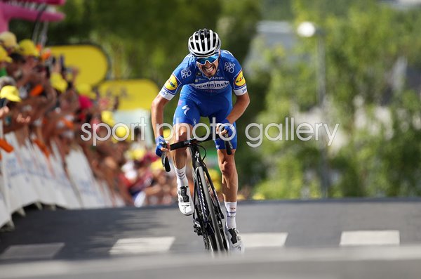 Julian Alaphilippe France finish Stage 3 Tour de France 2019