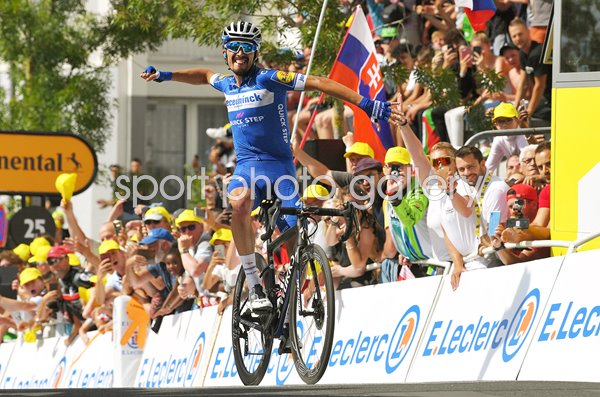 Julian Alaphilippe France & Quick Step wins Stage 3 Tour 2019