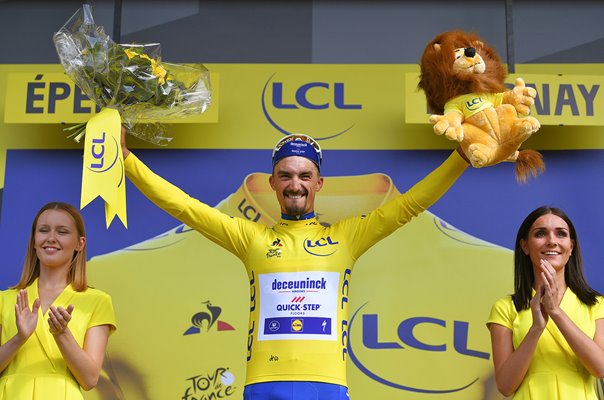 Julian Alaphilippe France Yellow Jersey Stage 3 Tour 2019