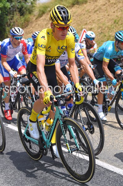 Mike Teunissen Netherlands Yellow Jersey Tour de France 2019 