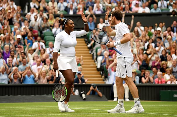 Serena Williams & Andy Murray Mixed Doubles win Wimbledon 2019