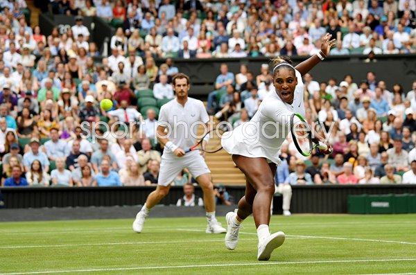 Serena Williams & Andy Murray Centre Court Wimbledon 2019