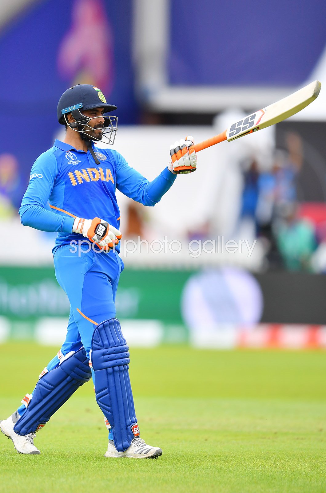 Ravindra Jadeja India 50 v New Zealand World Cup 2019 Images | Cricket  Posters