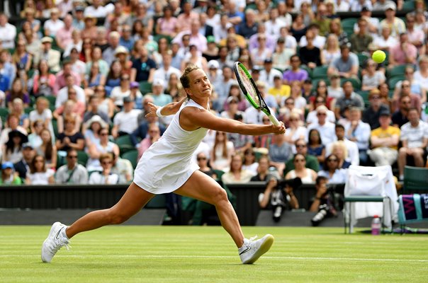 Barbora Strycova Czech Republic Forehand Wimbledon 2019