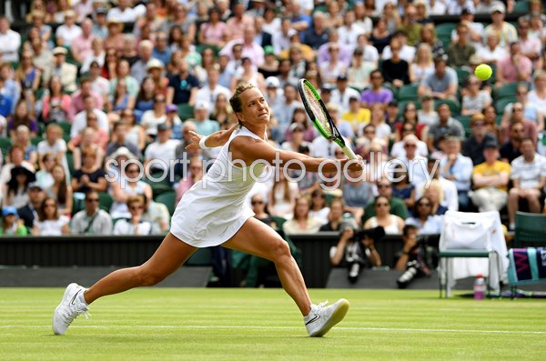 Barbora Strycova Czech Republic Forehand Wimbledon 2019