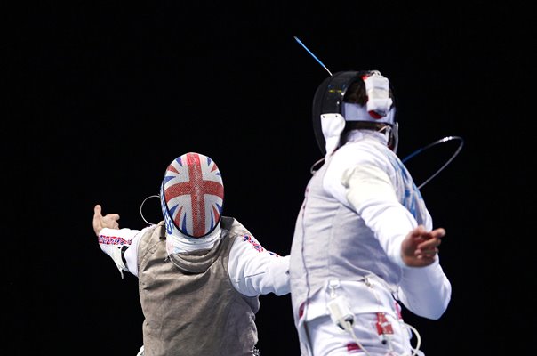 Ed Jefferies GB v Luca Simoncelli Italy USA Fencing London 2012