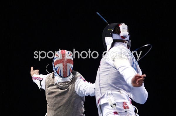 Ed Jefferies GB v Luca Simoncelli Italy USA Fencing London 2012