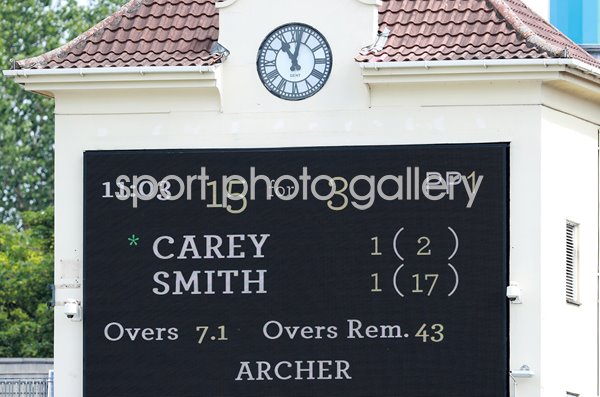 Australia v England Scoreboard Semi Final World Cup 2019  