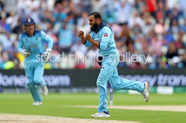 Adil Rashid England wicket v Australia Semi-Final World Cup 2019