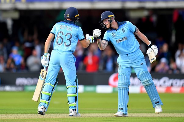 Ben Stokes & Jos Buttler England v New Zealand World Cup Final 2019