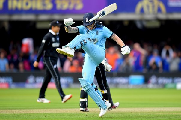 Ben Stokes England reacts v New Zealand World Cup Final 2019