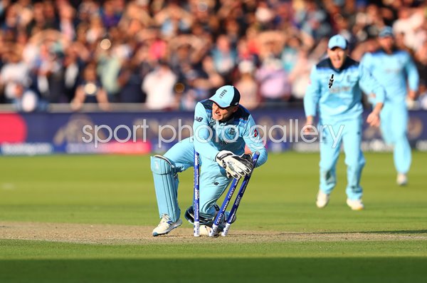 Jos Buttler England run out to win World Cup Lord's 2019 
