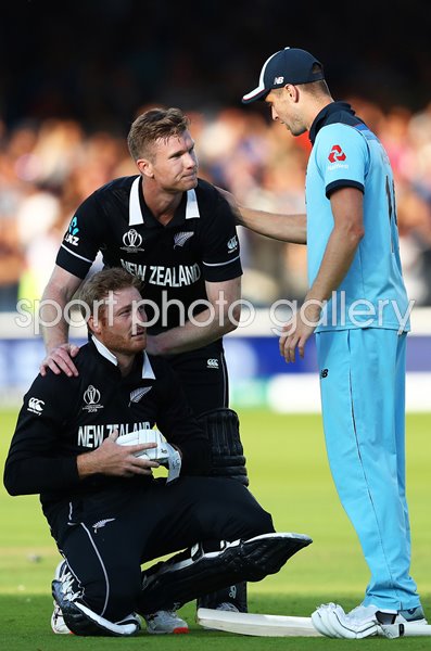 Chris Woakes England consoles Martin Gupthill New Zealand Lord's 2019 