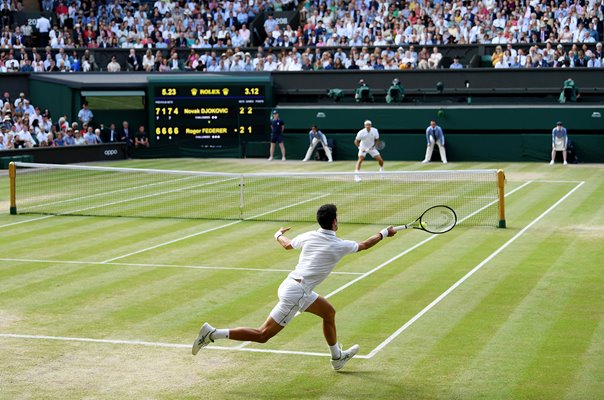 Novak Djokovic v Roger Federer Centre Court Wimbledon 2019