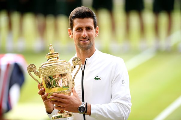 Novak Djokovic Serbia Wimbledon Champion 2019