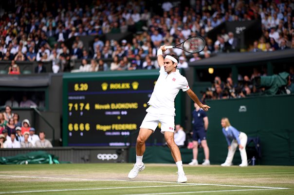 Roger Federer Switzerland Wimbledon Final 2019