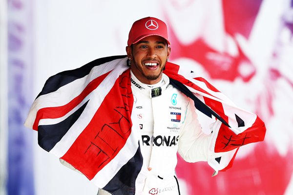 Lewis Hamilon F1 Grand Prix Great Britain Winner