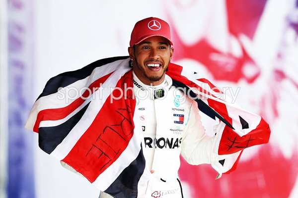 Lewis Hamilon F1 Grand Prix Great Britain Winner