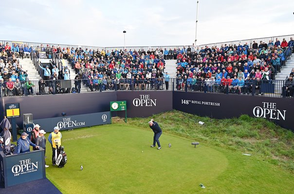 Darren Clarke Northern Ireland 1st Tee Shot Royal Portrush 2019