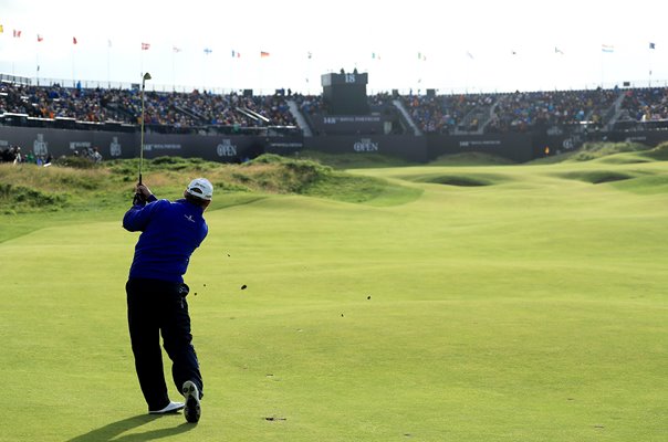 J. B. Holes USA Round 1 Leader 18th Hole British Open 2019