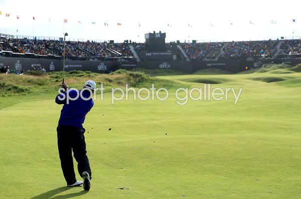 J. B. Holes USA Round 1 Leader 18th Hole British Open 2019
