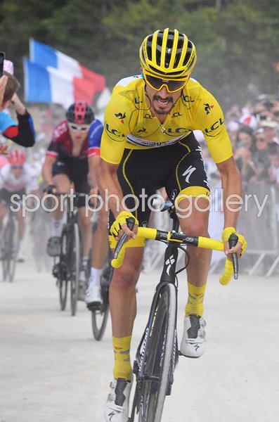 Julian Alaphilippe Race Leader Stage 6 Tour de France Cycling 2019