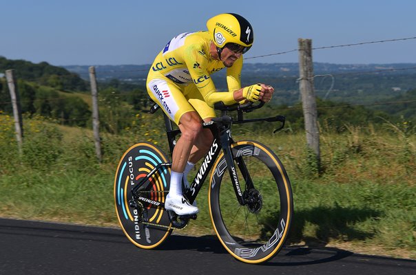 Julian Alaphilippe Quick Step Time Trial Stage 13 Tour de France 2019