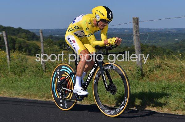 Julian Alaphilippe Quick Step Time Trial Stage 13 Tour de France 2019