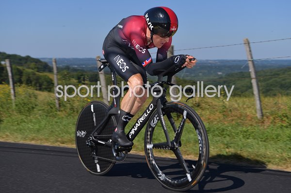 Geraint Thomas Team INEOS Time Trial Pau Tour de France 2019