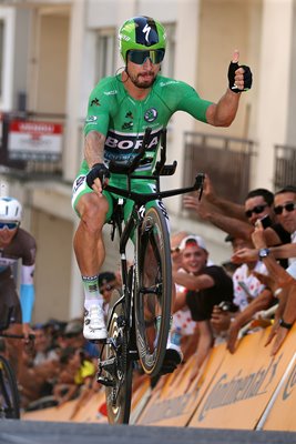 Peter Sagan Slovakia Wheelie Time Trial Tour de France 2019 