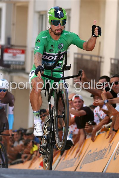 Peter Sagan Slovakia Wheelie Time Trial Tour de France 2019